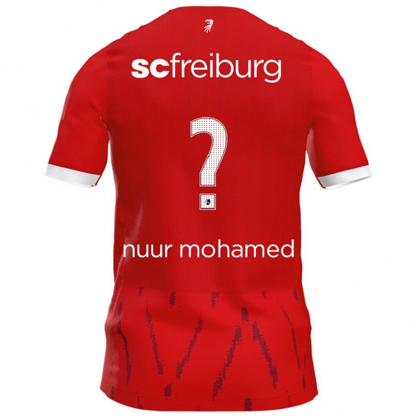 Kandiny Damen Billal Nuur Mohamed #0 Rot Heimtrikot Trikot 2024/25 T-Shirt Österreich