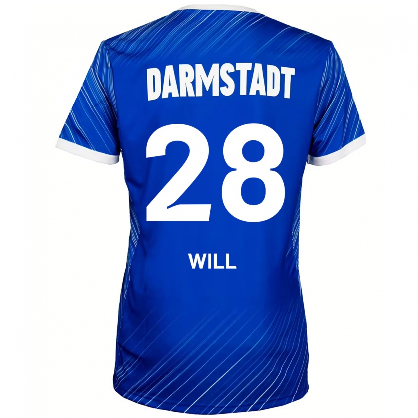 Kandiny Damen Paul Will #28 Blau Weiß Heimtrikot Trikot 2024/25 T-Shirt Österreich