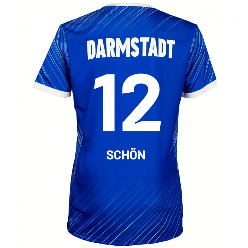 Kandiny Damen Lars Schön #12 Blau Weiß Heimtrikot Trikot 2024/25 T-Shirt Österreich