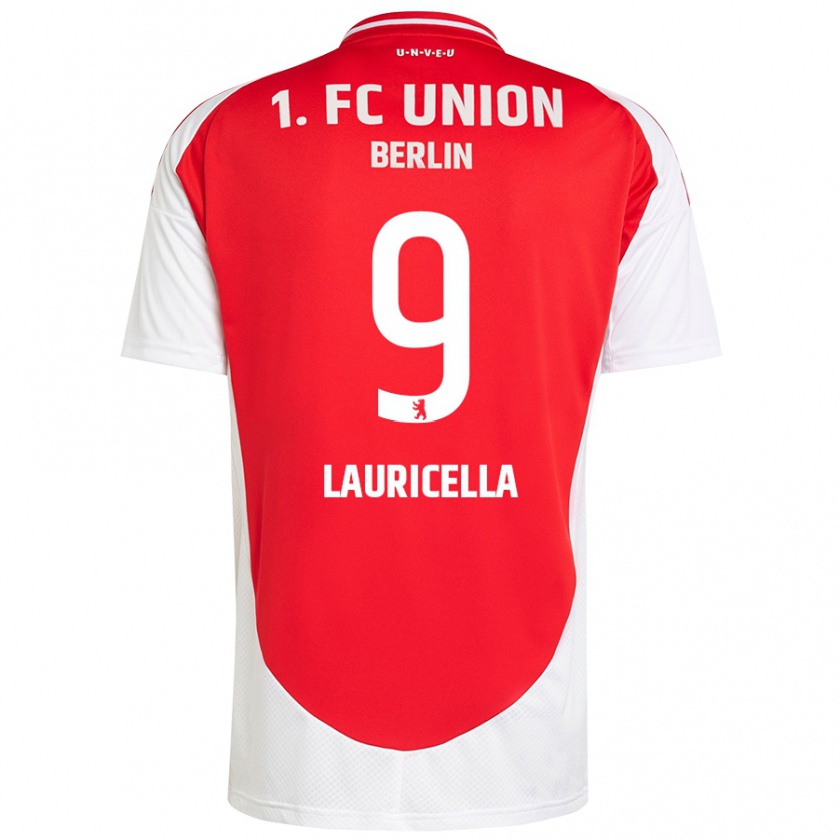 Kandiny Damen Guiseppe Lauricella #9 Rot Weiß Heimtrikot Trikot 2024/25 T-Shirt Österreich