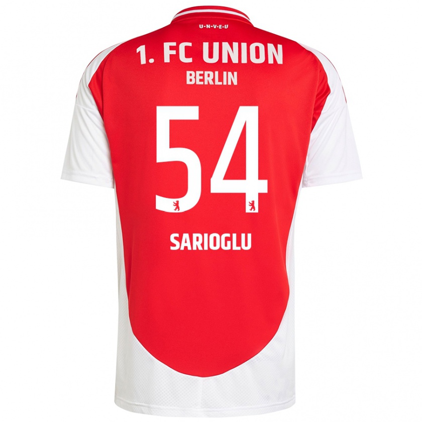 Kandiny Donna Maglia Defne Sarıoğlu #54 Rosso Bianco Kit Gara Home 2024/25 Maglietta