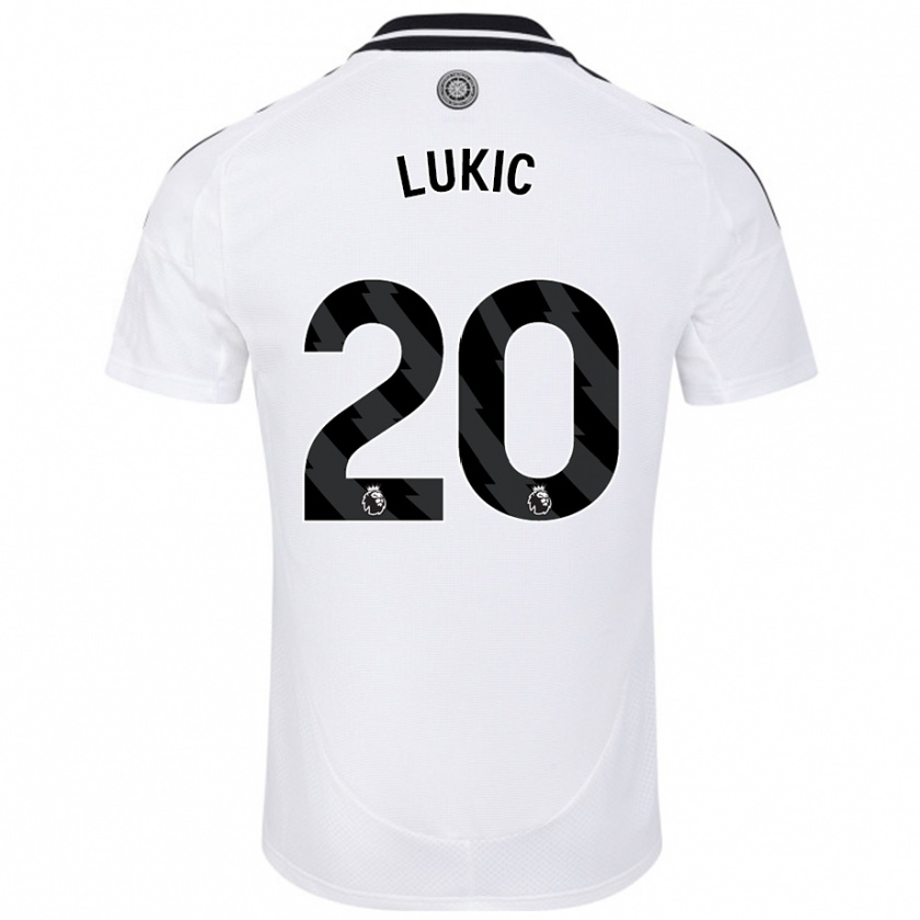 Kandiny Damen Saša Lukić #20 Weiß Heimtrikot Trikot 2024/25 T-Shirt Österreich