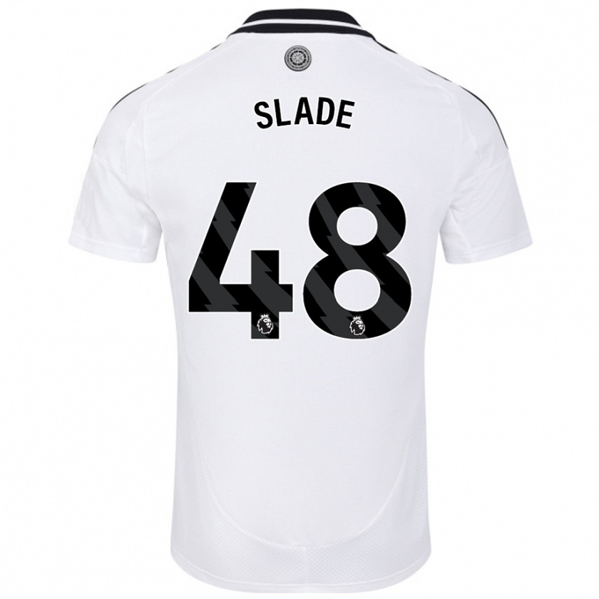 Kandiny Mujer Camiseta Bradley Slade #48 Blanco 1ª Equipación 2024/25 La Camisa