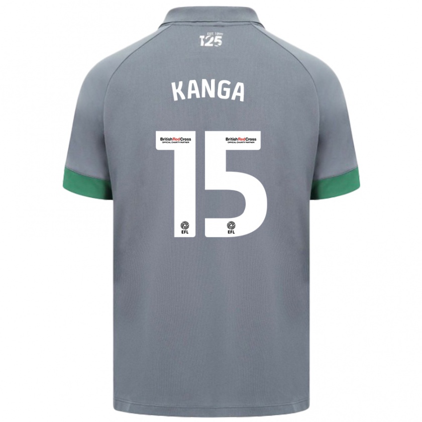 Kandiny Damen Wilfried Kanga #15 Dunkelgrau Auswärtstrikot Trikot 2024/25 T-Shirt Österreich