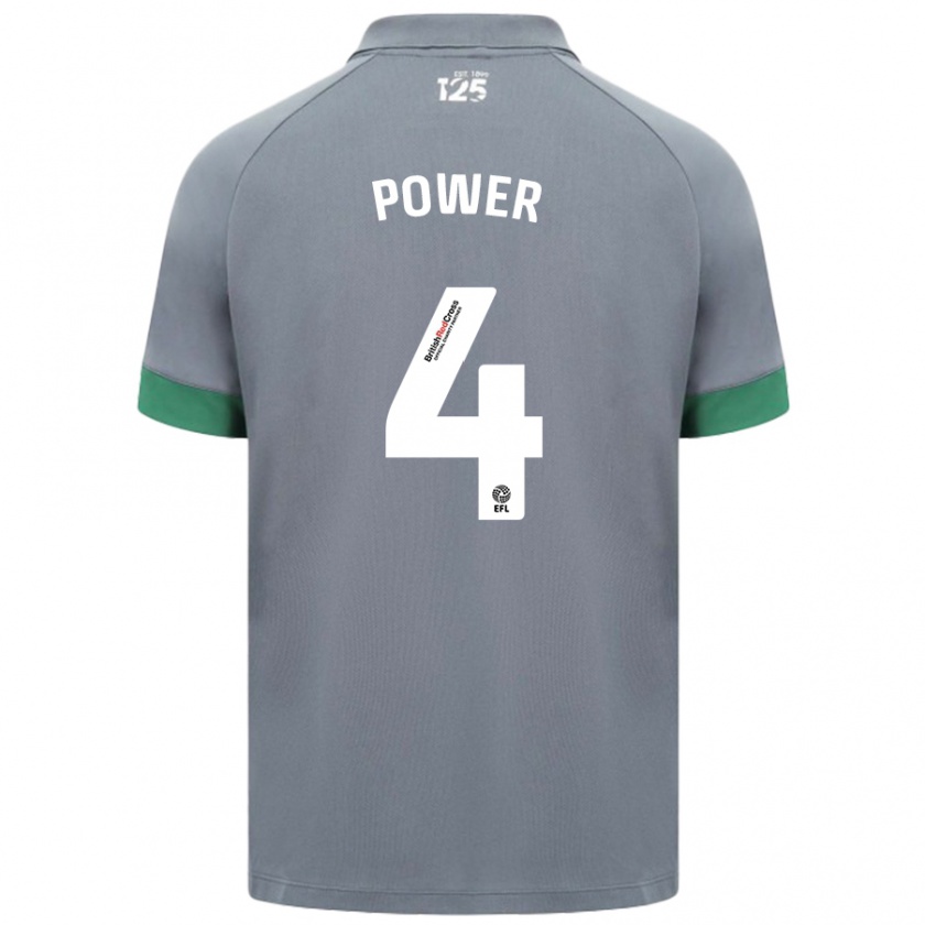 Kandiny Mujer Camiseta Hannah Power #4 Gris Oscuro 2ª Equipación 2024/25 La Camisa