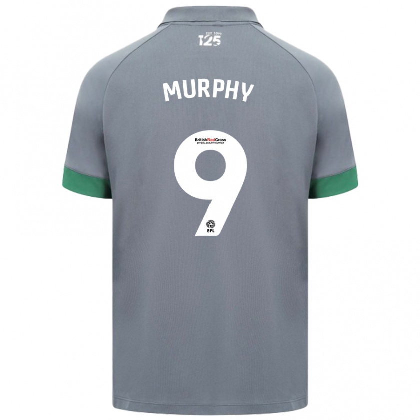 Kandiny Donna Maglia Alana Murphy #9 Grigio Scuro Kit Gara Away 2024/25 Maglietta