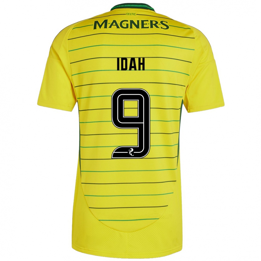 Kandiny Donna Maglia Adam Idah #9 Giallo Kit Gara Away 2024/25 Maglietta