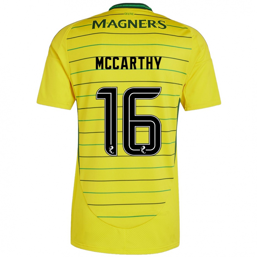 Kandiny Dames James Mccarthy #16 Geel Uitshirt Uittenue 2024/25 T-Shirt België