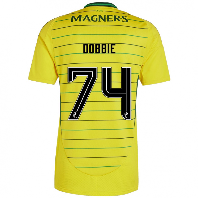 Kandiny Donna Maglia Lewis Dobbie #74 Giallo Kit Gara Away 2024/25 Maglietta