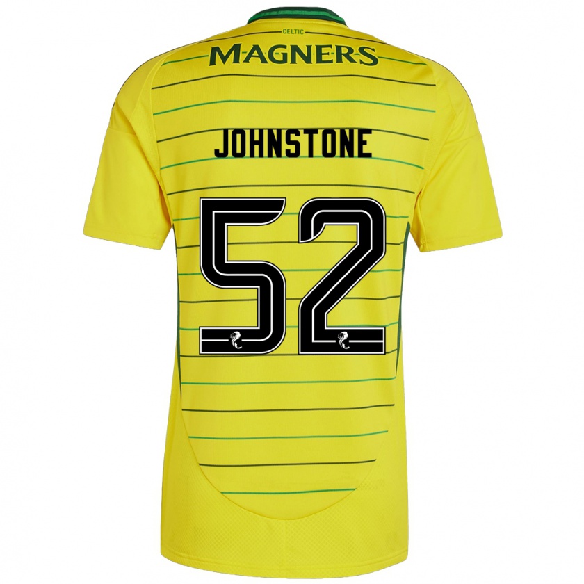 Kandiny Mujer Camiseta Rachael Johnstone #52 Amarillo 2ª Equipación 2024/25 La Camisa