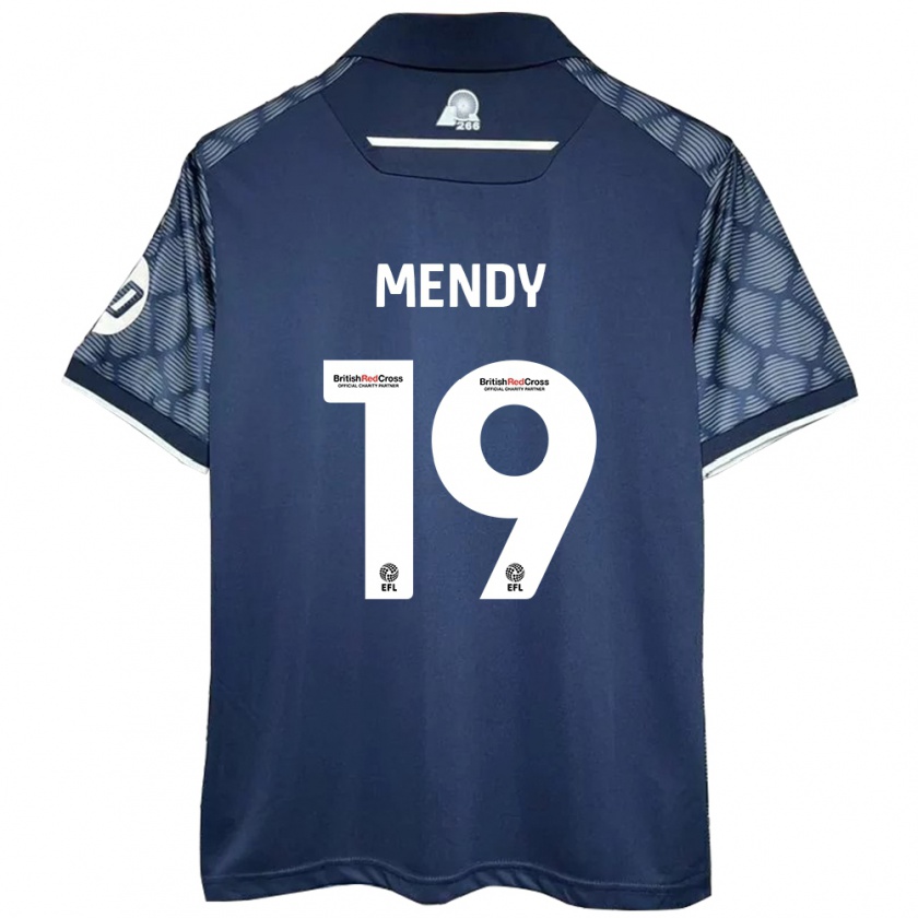 Kandiny Damen Jacob Mendy #19 Schwarz Auswärtstrikot Trikot 2024/25 T-Shirt Österreich