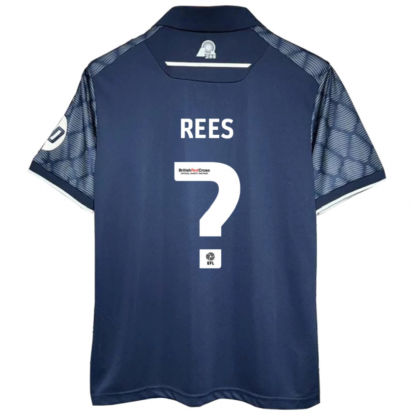 Kandiny Dames Joe Rees #0 Zwart Uitshirt Uittenue 2024/25 T-Shirt