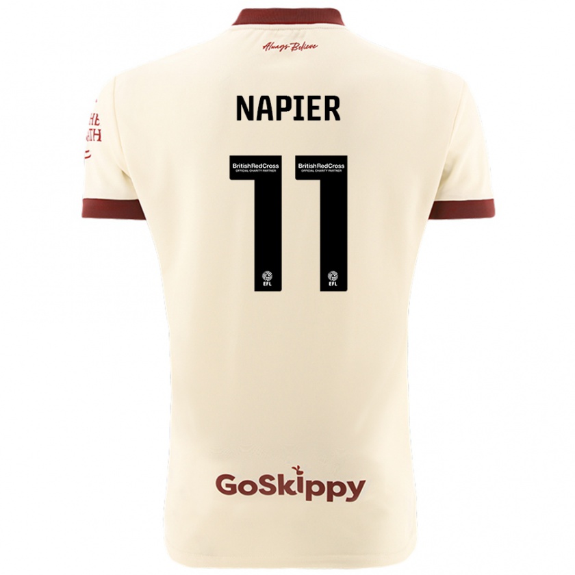 Kandiny Damen Jamie-Lee Napier #11 Cremeweiß Auswärtstrikot Trikot 2024/25 T-Shirt Österreich