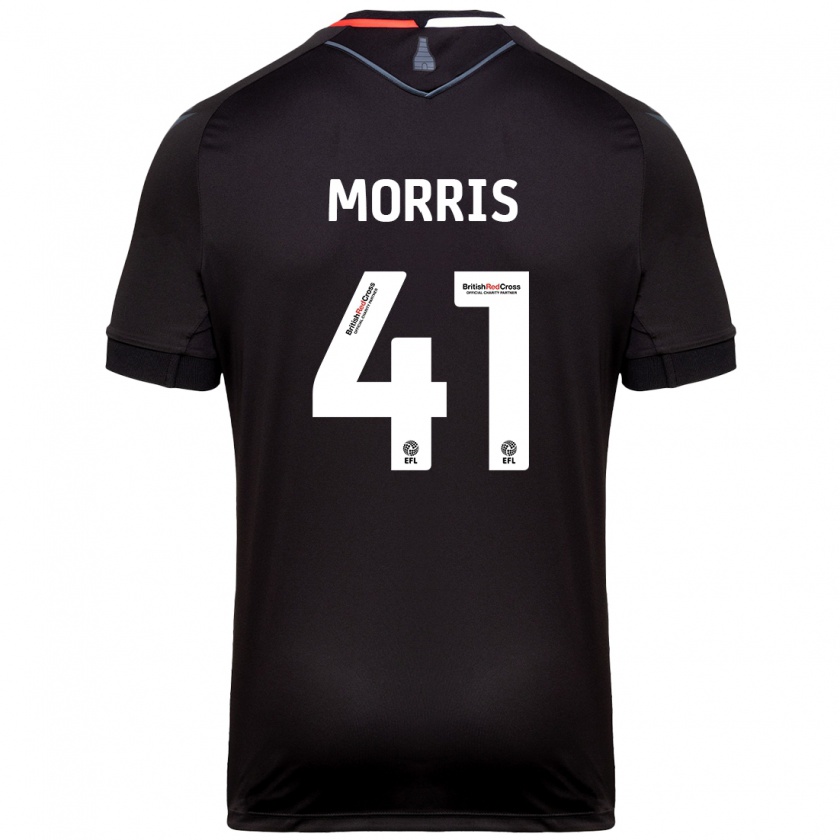 Kandiny Donna Maglia Scott Morris #41 Nero Kit Gara Away 2024/25 Maglietta