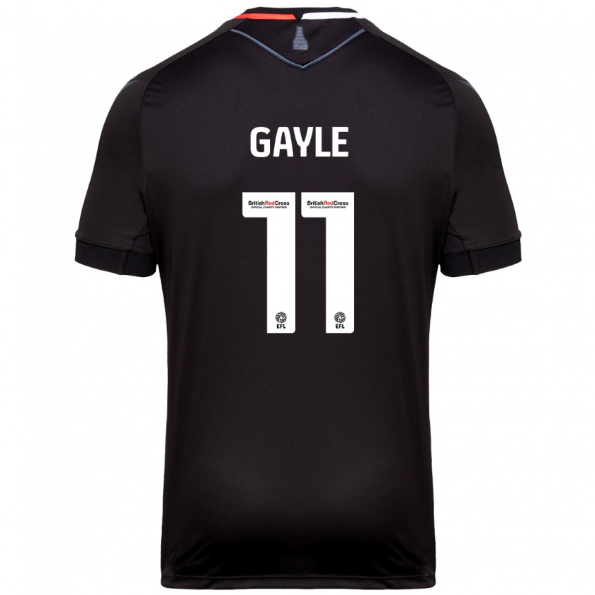 Kandiny Damen Dwight Gayle #11 Schwarz Auswärtstrikot Trikot 2024/25 T-Shirt Österreich