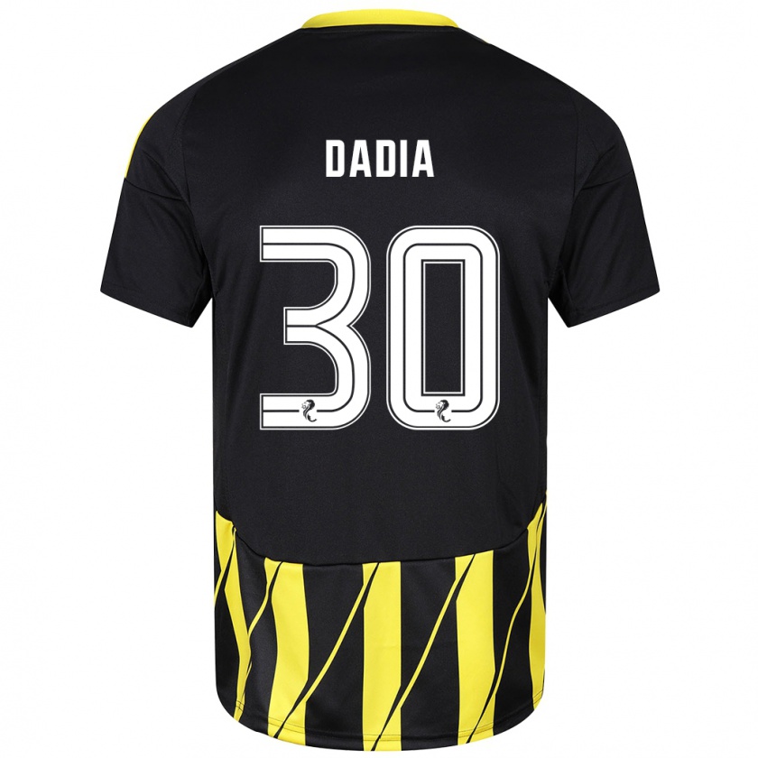 Kandiny Damen Or Dadia #30 Schwarz Gelb Auswärtstrikot Trikot 2024/25 T-Shirt Österreich