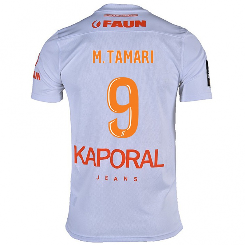 Kandiny Donna Maglia Mousa Tamari #9 Bianco Kit Gara Away 2024/25 Maglietta