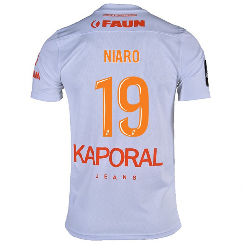 Kandiny Donna Maglia Esther Mbakem-Niaro #19 Bianco Kit Gara Away 2024/25 Maglietta