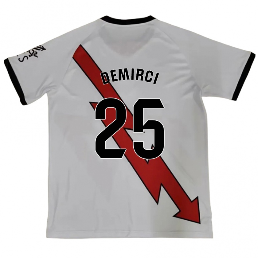 Kandiny Mujer Camiseta Mert Demirci #25 Rojo 2ª Equipación 2024/25 La Camisa