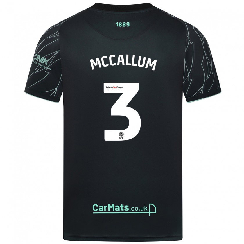 Kandiny Damen Sam Mccallum #3 Schwarz Grün Auswärtstrikot Trikot 2024/25 T-Shirt Österreich