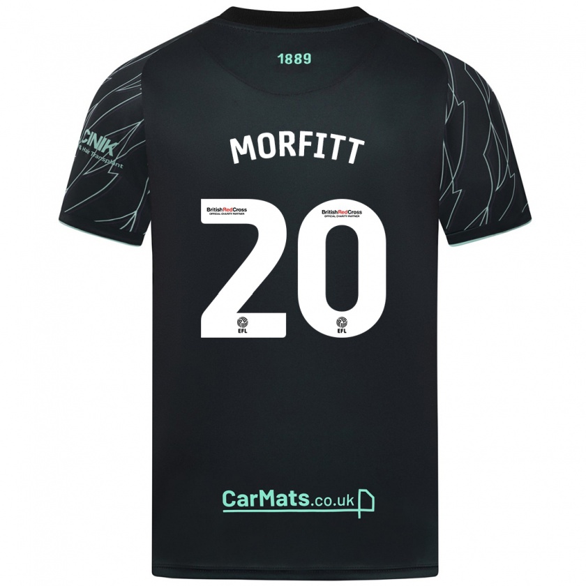 Kandiny Damen Izzy Morfitt #20 Schwarz Grün Auswärtstrikot Trikot 2024/25 T-Shirt Österreich