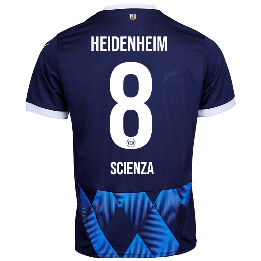 Kandiny Damen Léo Scienza #8 Dunkel Marineblau Auswärtstrikot Trikot 2024/25 T-Shirt Österreich