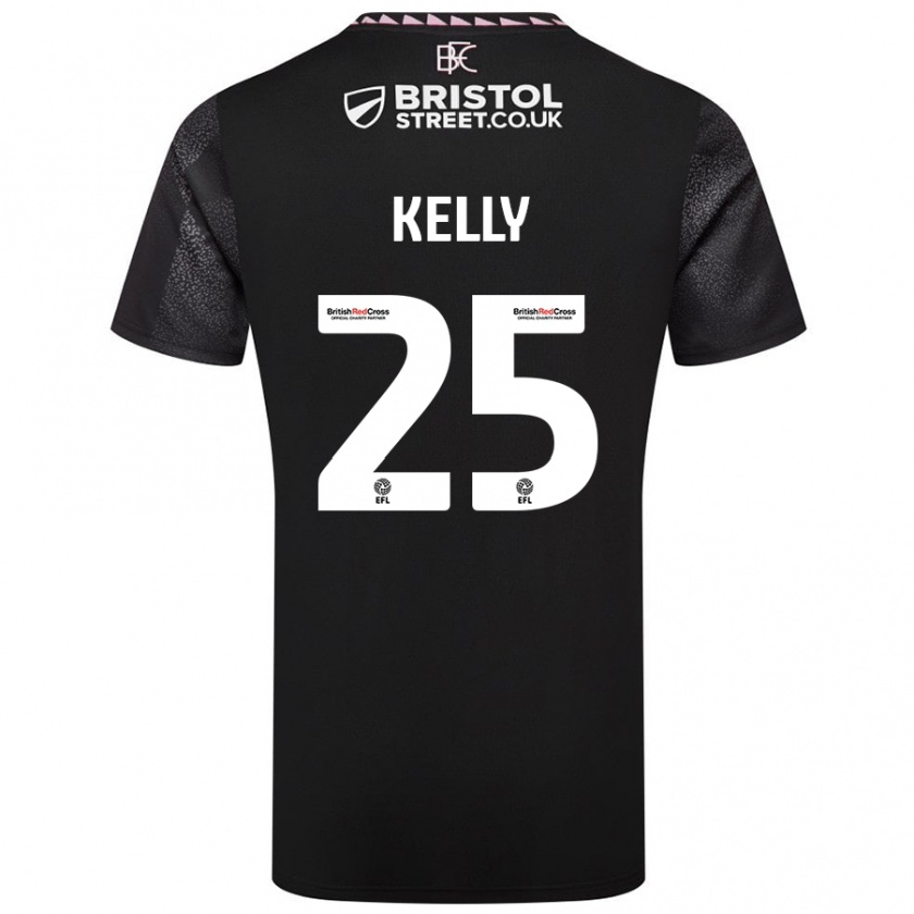 Kandiny Donna Maglia Aimee Kelly #25 Nero Kit Gara Away 2024/25 Maglietta