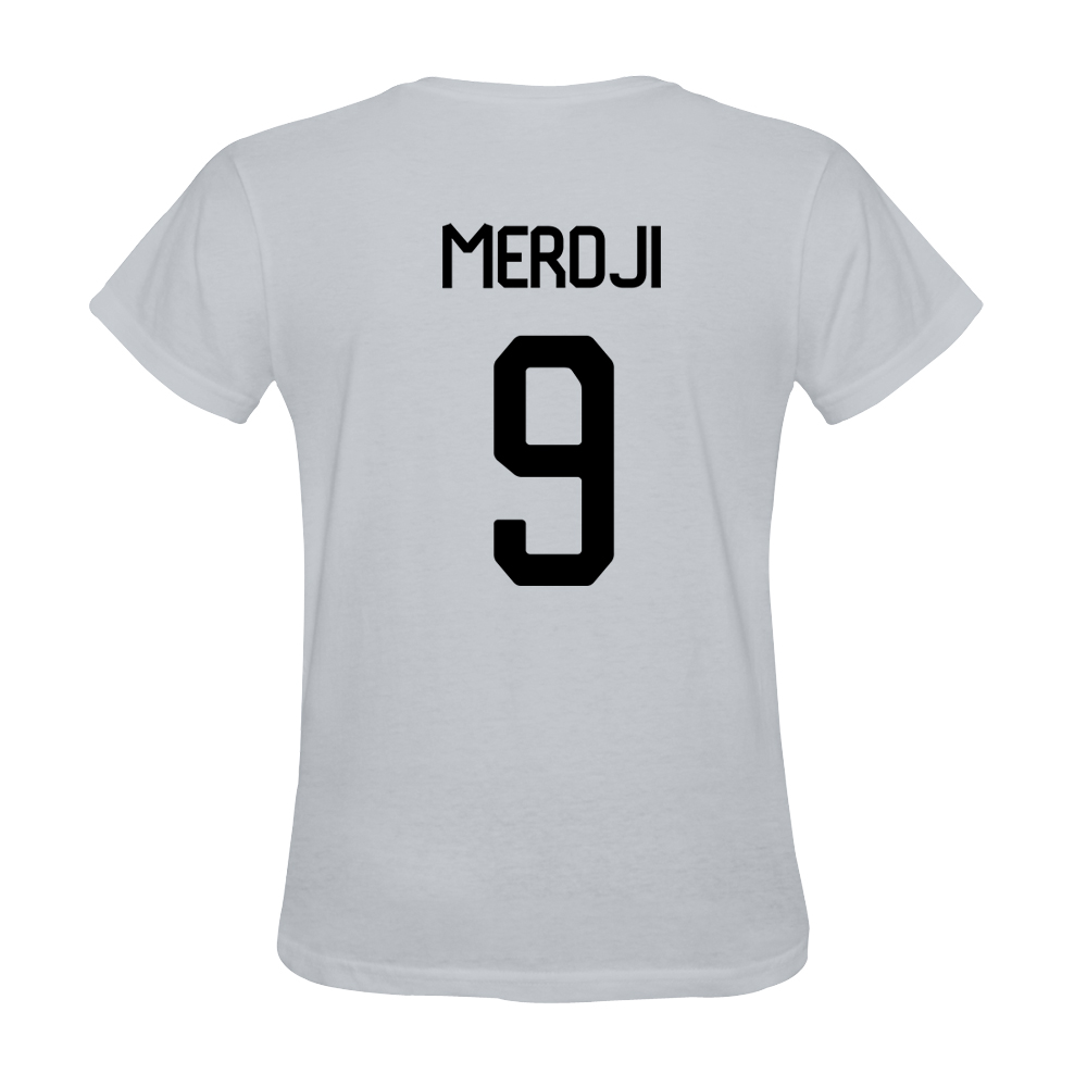 Heren Yanis Merdji #9 Wit Voetbalshirt Shirt België