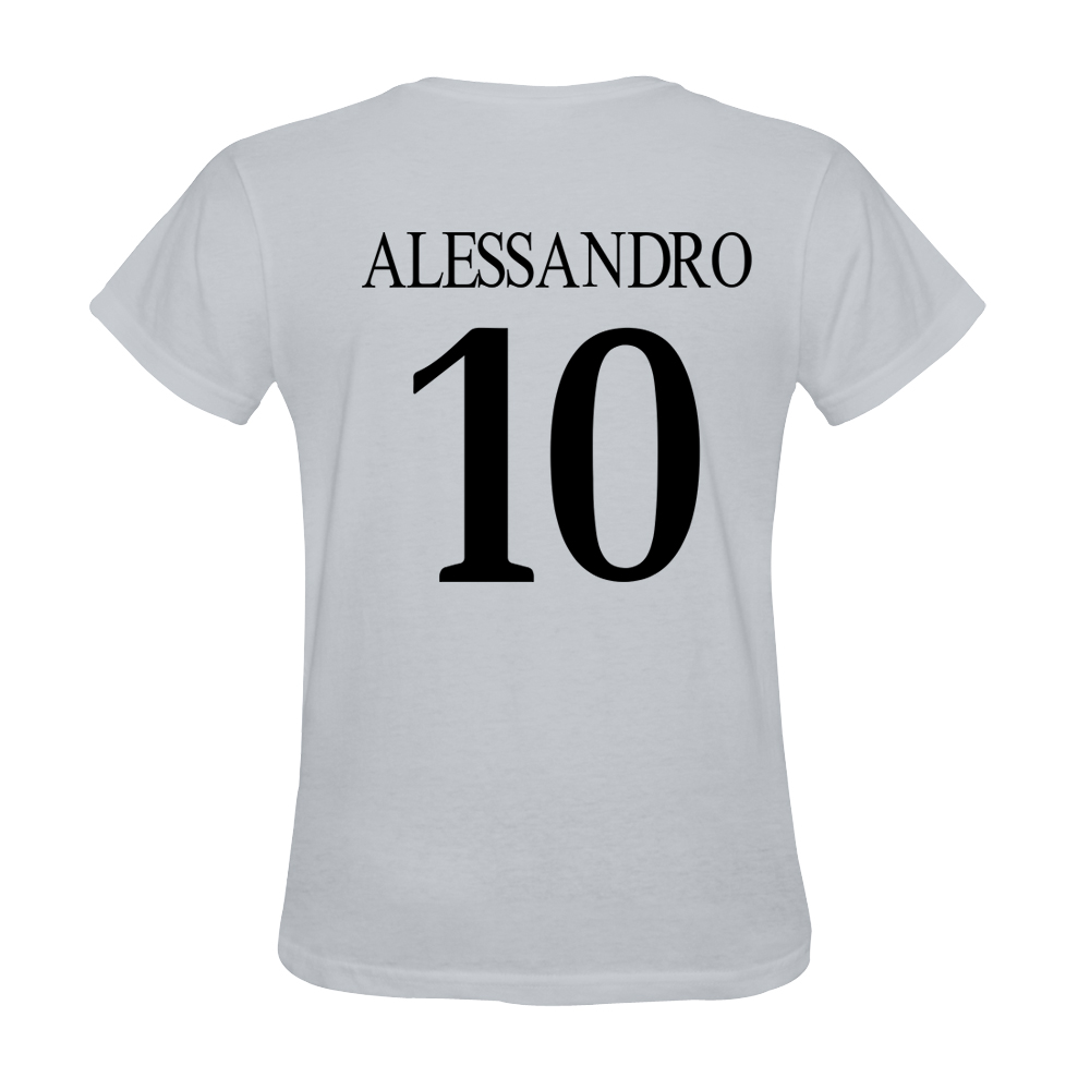 Hombre Danilo Alessandro #10 Blanco La Camisa