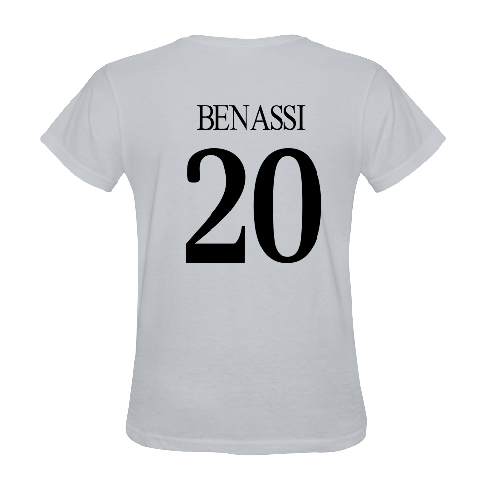 Hombre Camiseta Maikol Benassi #20 Blanca La Camisa