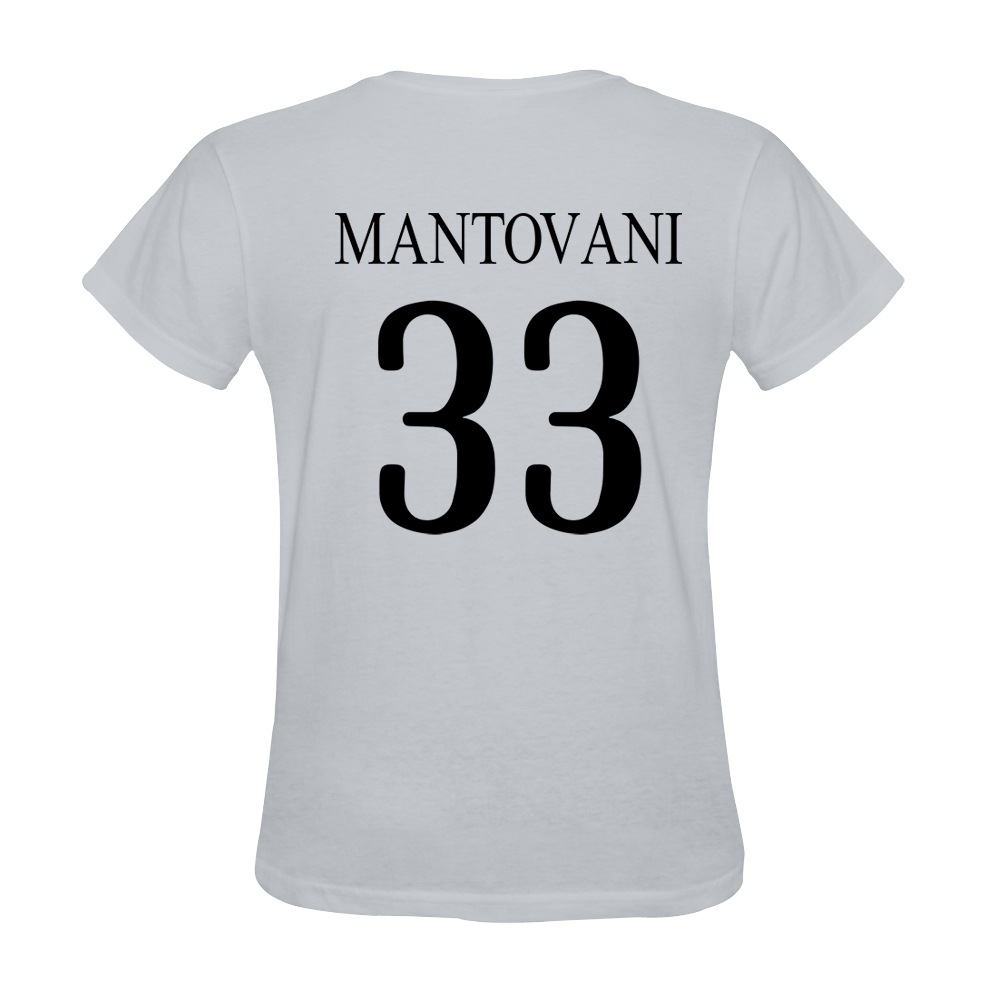 Hombre Camiseta Luca Mantovani #33 Blanca La Camisa