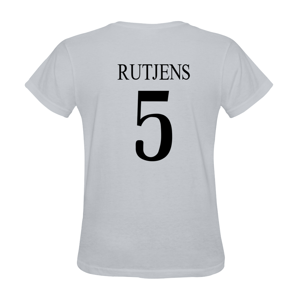 Heren Christian Rutjens #5 Wit Uitshirt T-shirt