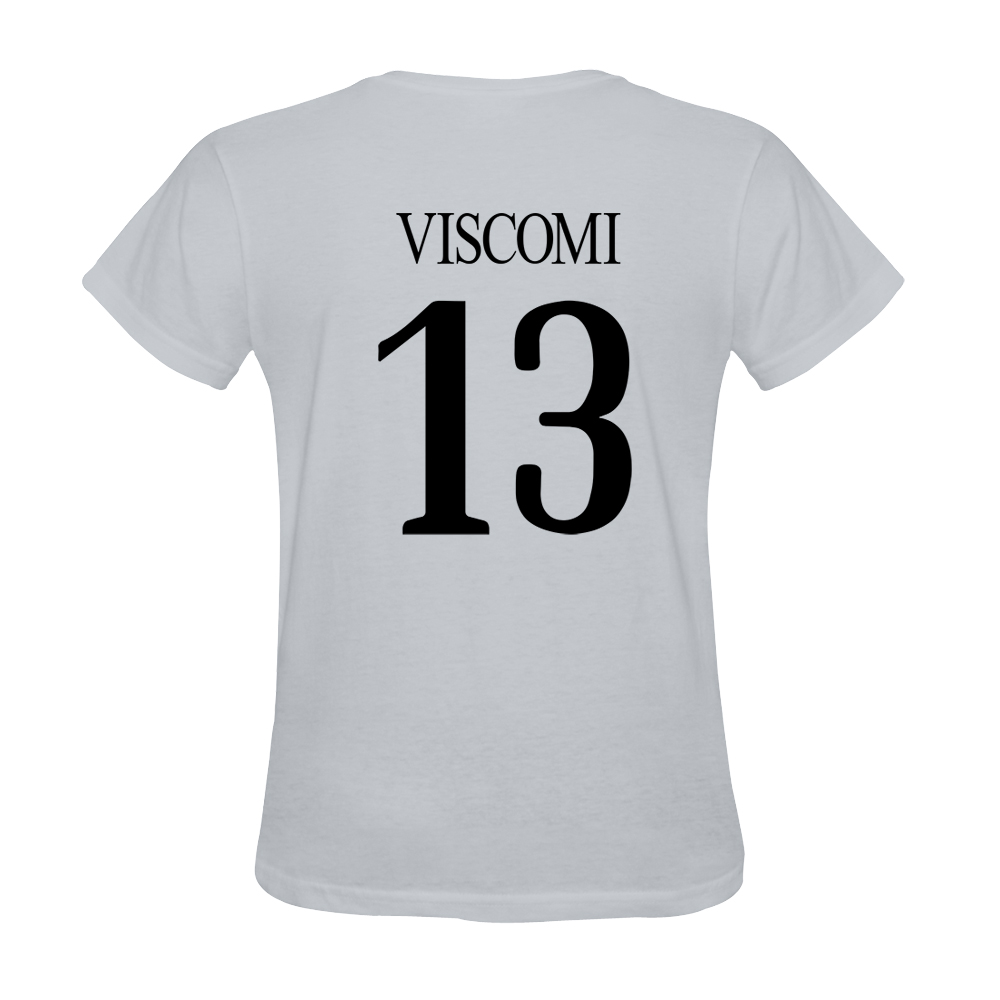 Mens Francesco Viscomi #13 White Jersey T-shirt