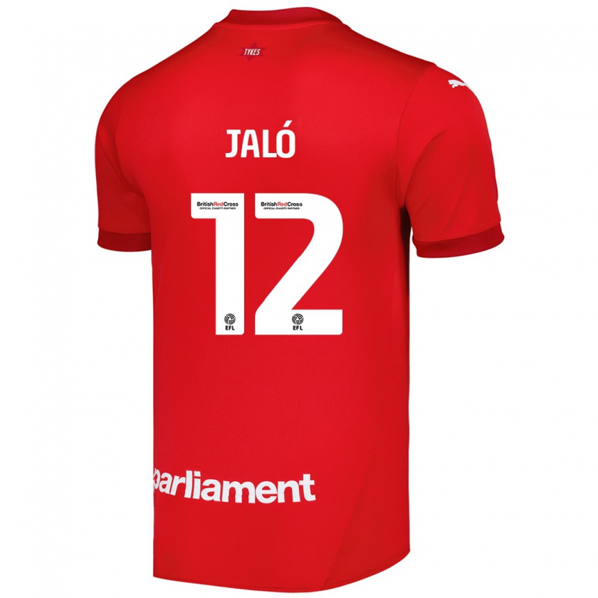 Kandiny Niño Camiseta Fábio Jaló #12 Rojo 1ª Equipación 2024/25 La Camisa