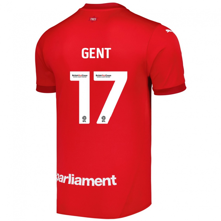 Kandiny Niño Camiseta Georgie Gent #17 Rojo 1ª Equipación 2024/25 La Camisa