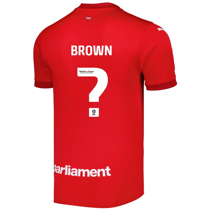 Kandiny Niño Camiseta Kim Brown #0 Rojo 1ª Equipación 2024/25 La Camisa