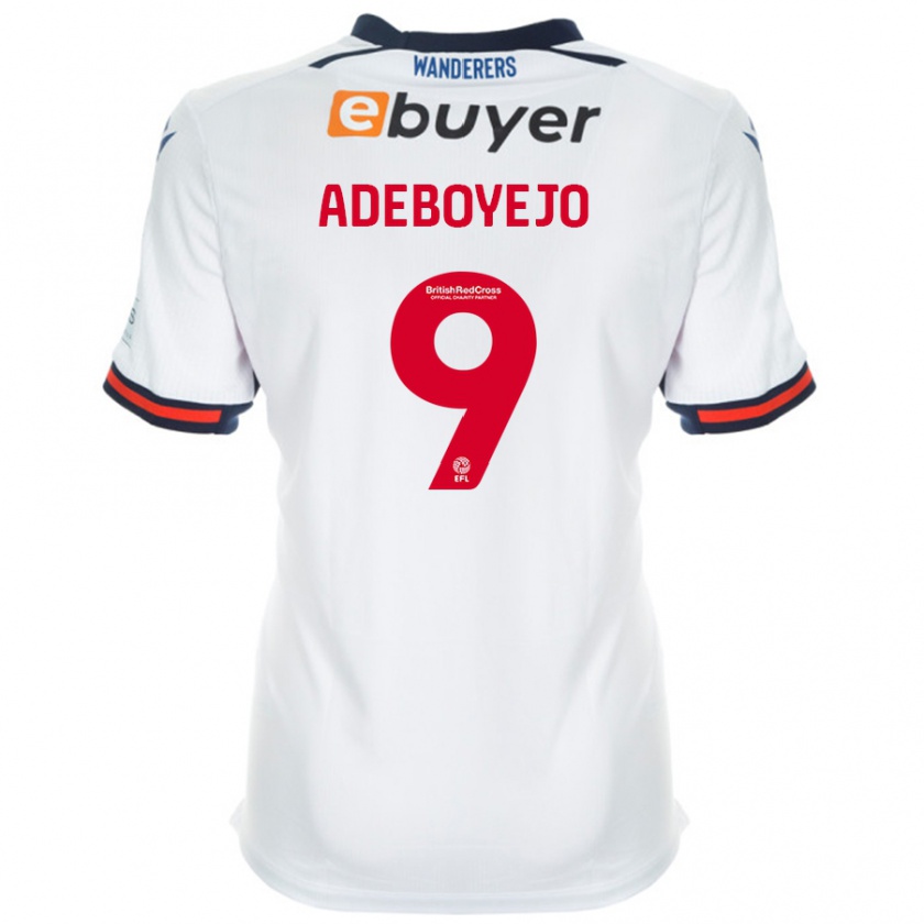 Kandiny Niño Camiseta Victor Adeboyejo #9 Blanco 1ª Equipación 2024/25 La Camisa México