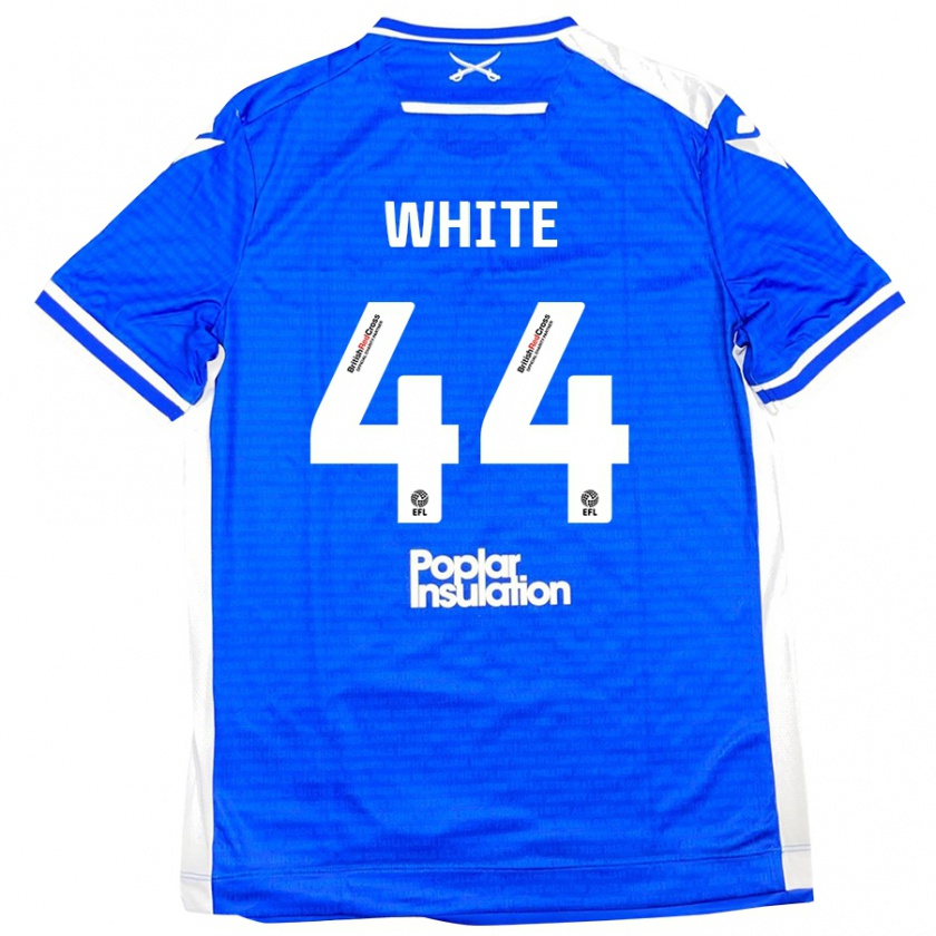 Kandiny Kinder Charlie White #44 Blau Weiß Heimtrikot Trikot 2024/25 T-Shirt Österreich