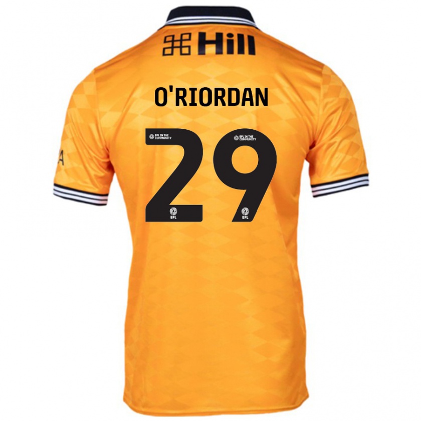 Kandiny Criança Camisola Connor O'riordan #29 Laranja Principal 2024/25 Camisa Brasil