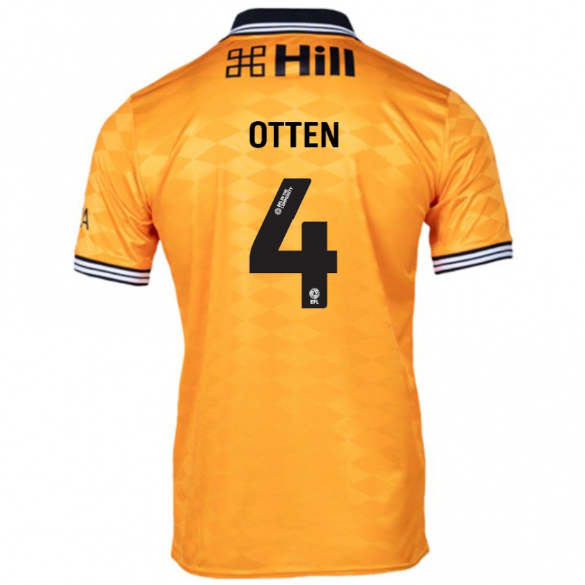 Kandiny Kinder Gisela Otten #4 Orange Heimtrikot Trikot 2024/25 T-Shirt Österreich