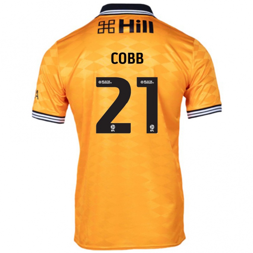 Kandiny Bambino Maglia Serena Cobb #21 Arancione Kit Gara Home 2024/25 Maglietta