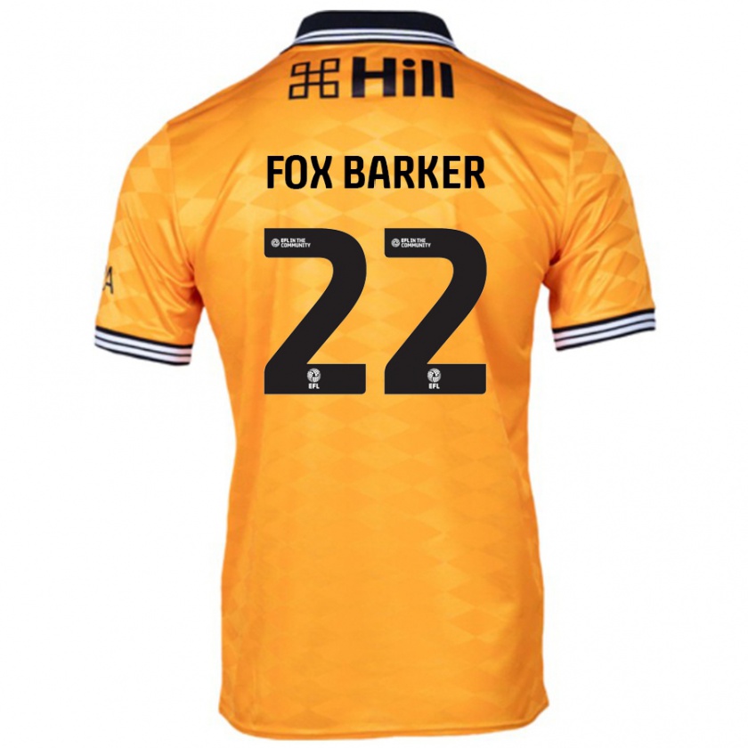 Kandiny Niño Camiseta Mistie Fox-Barker #22 Naranja 1ª Equipación 2024/25 La Camisa