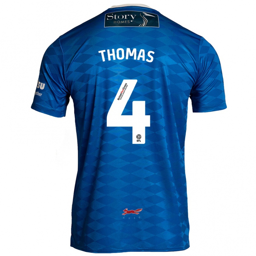 Kandiny Niño Camiseta Terell Thomas #4 Azul 1ª Equipación 2024/25 La Camisa