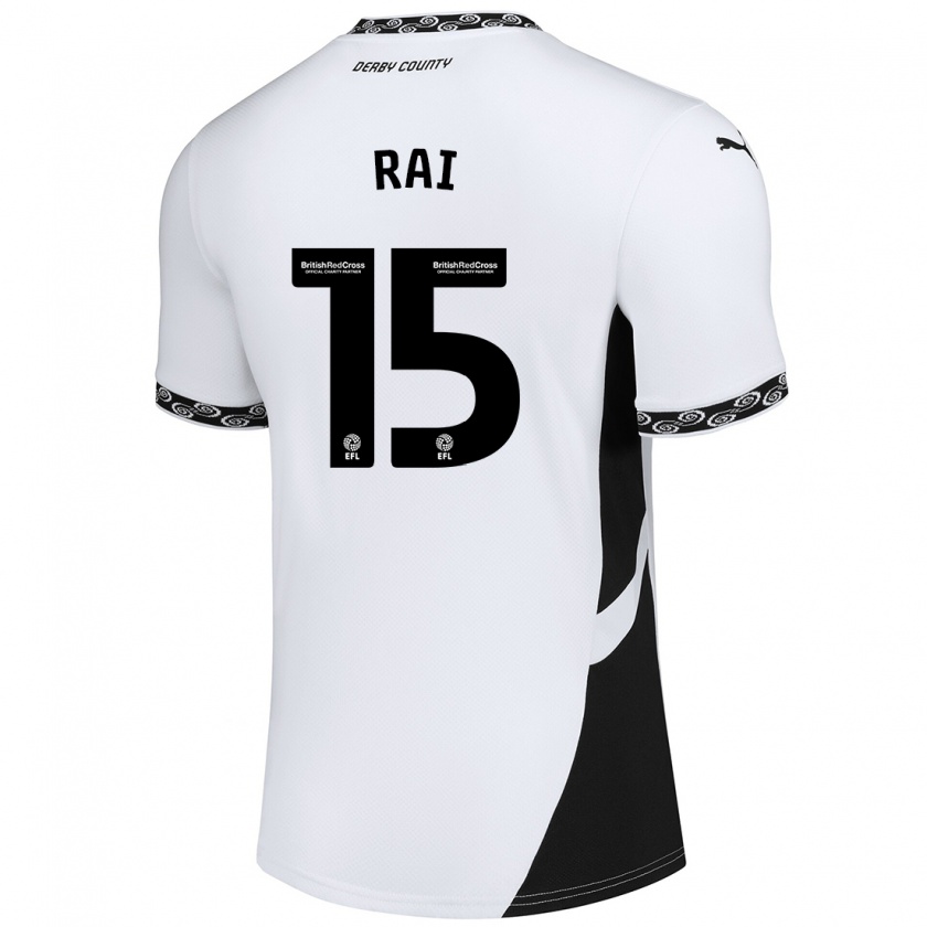 Kandiny Bambino Maglia Kira Rai #15 Bianco Nero Kit Gara Home 2024/25 Maglietta