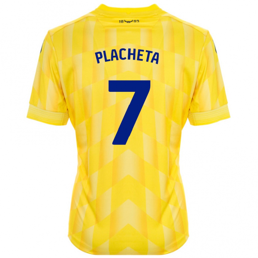 Kandiny Niño Camiseta Przemyslaw Placheta #7 Amarillo 1ª Equipación 2024/25 La Camisa México