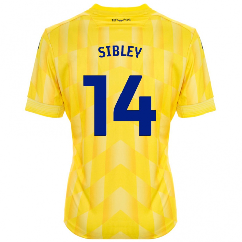 Kandiny Kinder Louie Sibley #14 Gelb Heimtrikot Trikot 2024/25 T-Shirt Österreich