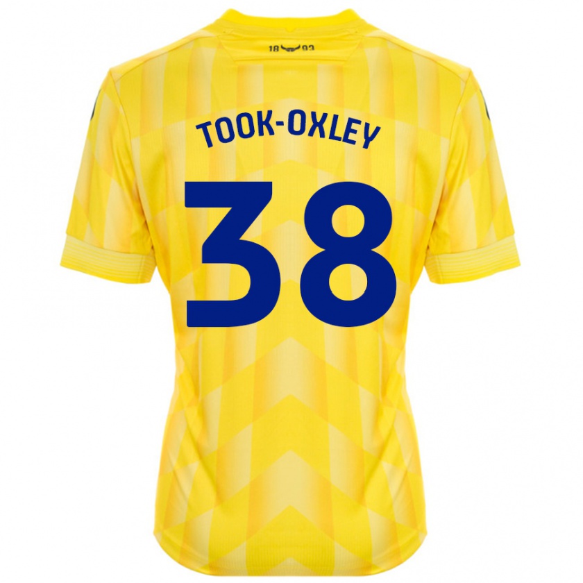 Kandiny Criança Camisola Zaide Took-Oxley #38 Amarelo Principal 2024/25 Camisa Brasil