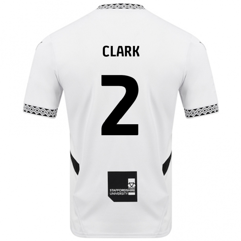 Kandiny Niño Camiseta Mitch Clark #2 Blanco 1ª Equipación 2024/25 La Camisa México