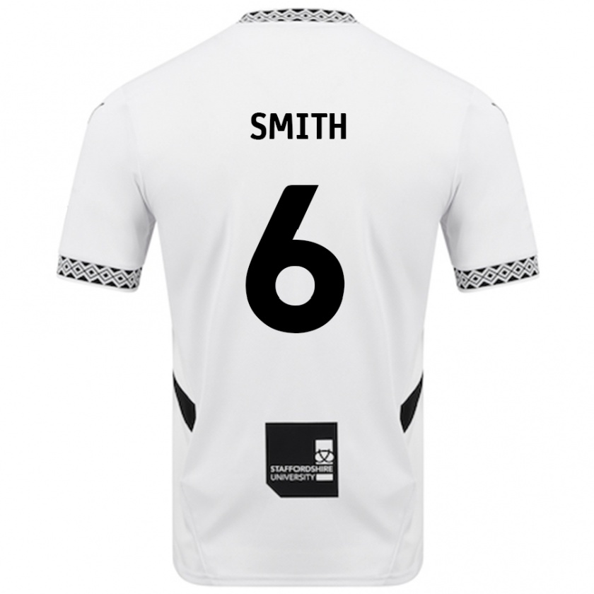 Kandiny Niño Camiseta Nathan Smith #6 Blanco 1ª Equipación 2024/25 La Camisa