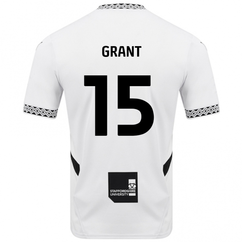 Kandiny Niño Camiseta Conor Grant #15 Blanco 1ª Equipación 2024/25 La Camisa